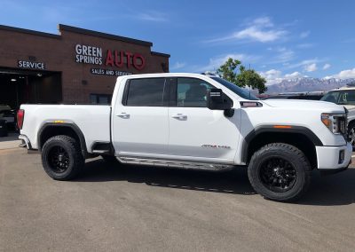 White GMC Pickup